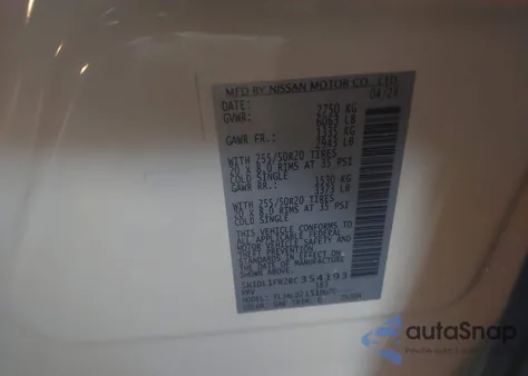 2024 Infiniti Qx60 Luxe from USA, damaged, VIN 5N1DL1FR2RC354193